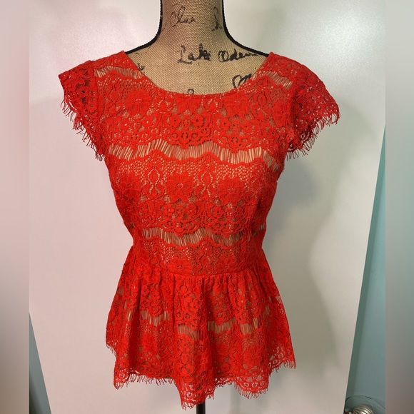 Anthropologie Maeve Katrine Peplum Top size S - Picture 2 of 13